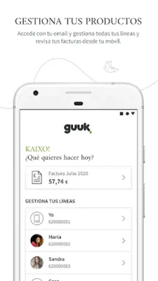 Guuk - Área de cliente android App screenshot 2